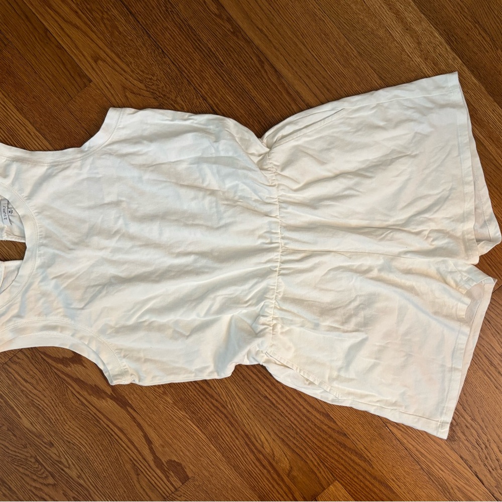 Women's Sleeveless Cream Top